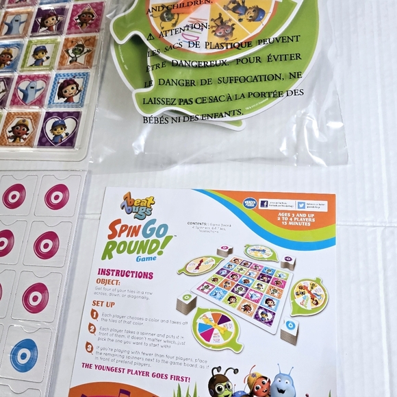 Beat Bugs Spin Go Round! Game Netflix Colors Patterns‎ Shapes - Picture 8 of 9